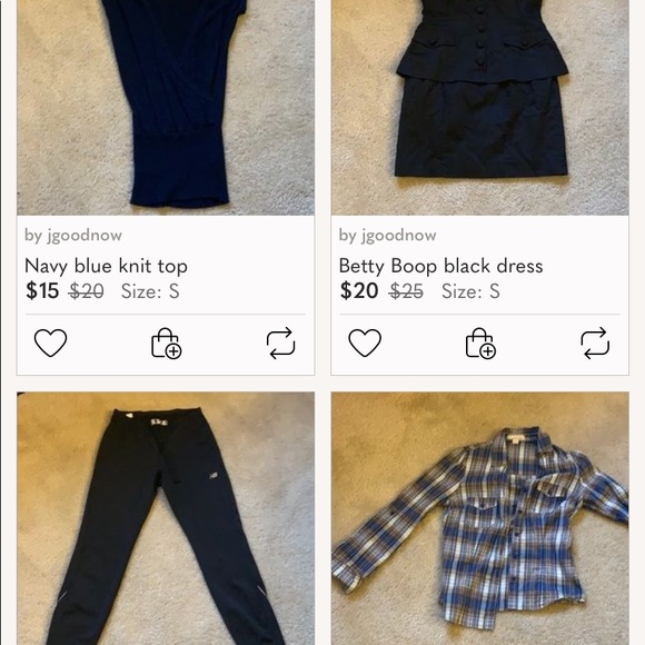 Click this tab,I have tons of items listed here. S/M New/like new make an offer - Picture 7 of 16